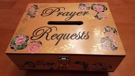 non metallic prayer box diy|box for prayer request cards.